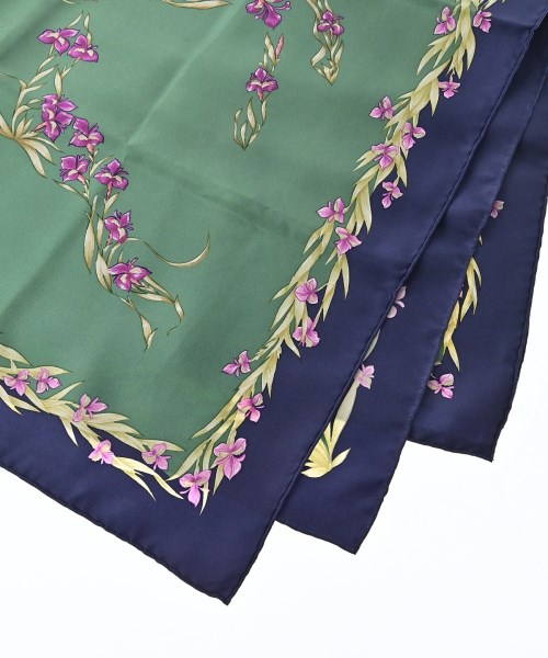 HERMES（エルメス）バンダナ・スカーフ 緑 サイズ:90 レディース/2200665398148