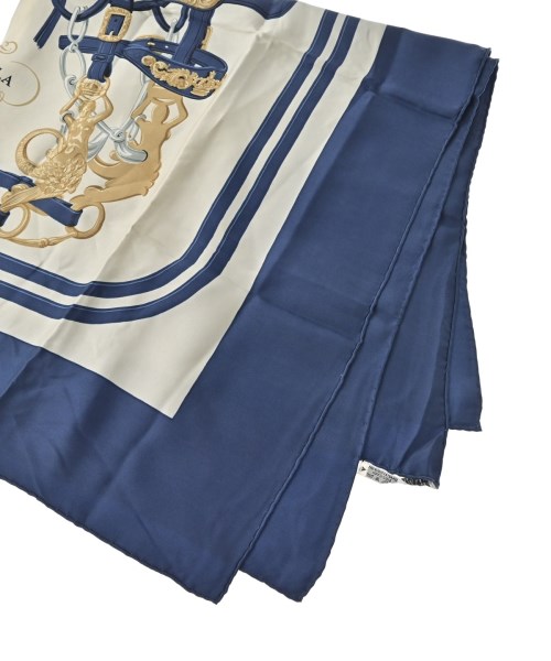HERMES（エルメス）バンダナ・スカーフ 白 サイズ:90 レディース/2200669729795
