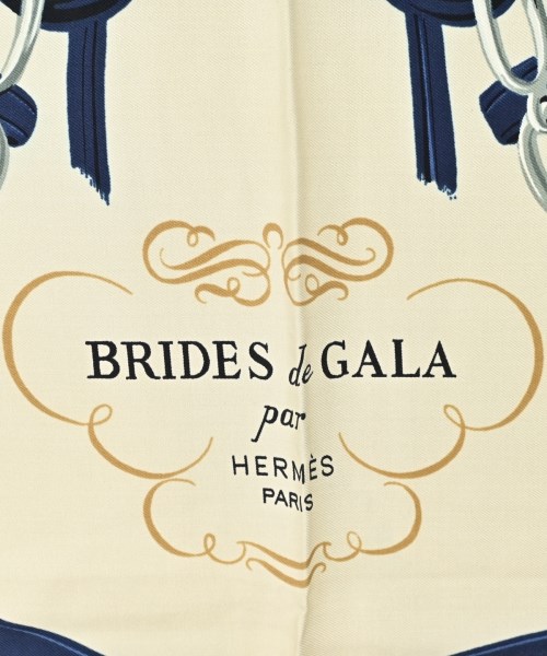 HERMES（エルメス）バンダナ・スカーフ 白 サイズ:90 レディース/2200669729795