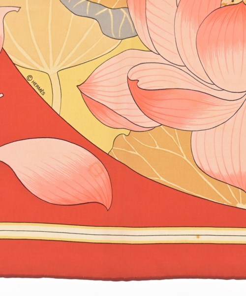 HERMES（エルメス）バンダナ・スカーフ オレンジ サイズ:90 レディース/2200669729818