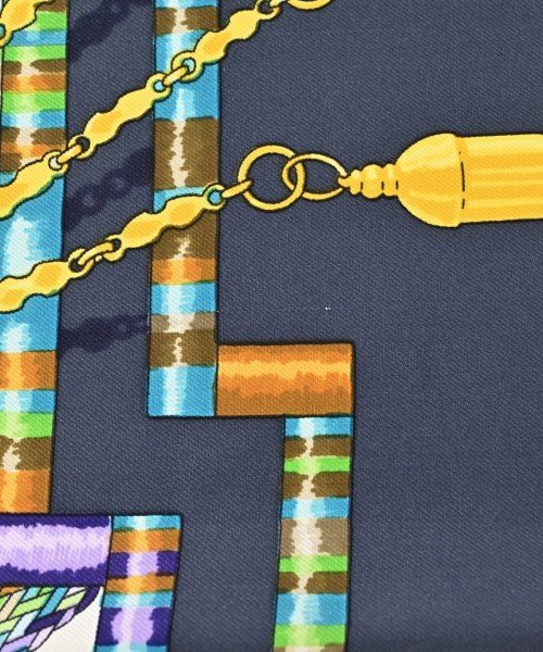 HERMES（エルメス）バンダナ・スカーフ 青 サイズ:90 レディース/2200669729825