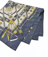 HERMES（エルメス）バンダナ・スカーフ 青 サイズ:90 レディース/2200669729825