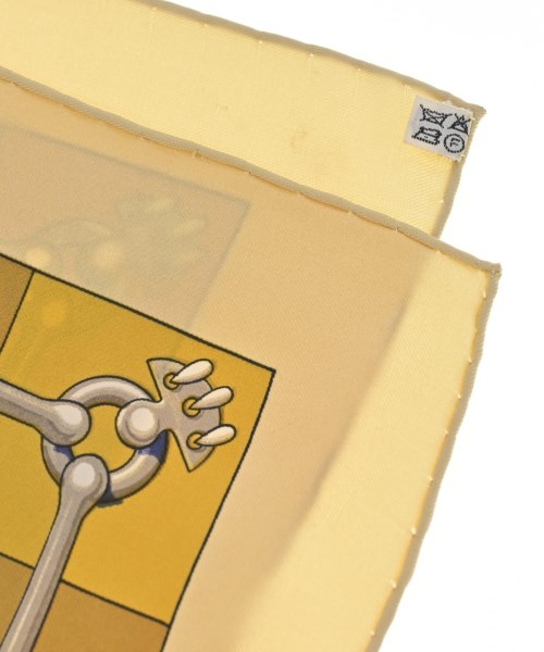 HERMES（エルメス）バンダナ・スカーフ ベージュ サイズ:90 レディース/2200669729832