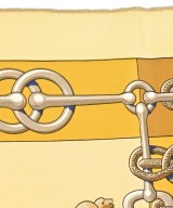 HERMES（エルメス）バンダナ・スカーフ ベージュ サイズ:90 レディース/2200669729832