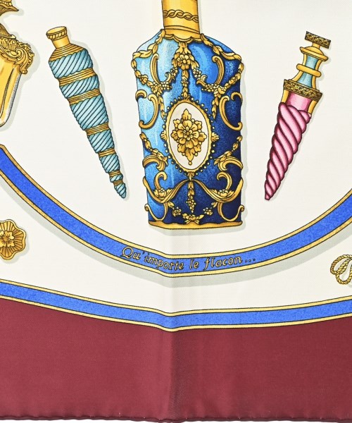 HERMES（エルメス）バンダナ・スカーフ 白 サイズ:90 レディース/2200669729849