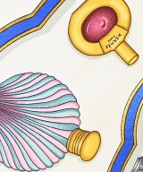 HERMES（エルメス）バンダナ・スカーフ 白 サイズ:90 レディース/2200669729849