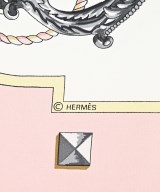 HERMES（エルメス）バンダナ・スカーフ 白 サイズ:90 レディース/2200669729856
