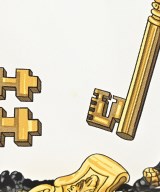 HERMES（エルメス）バンダナ・スカーフ 白 サイズ:90 レディース/2200669729887