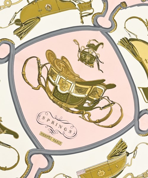 HERMES（エルメス）バンダナ・スカーフ ピンク サイズ:90 レディース/2200669729894