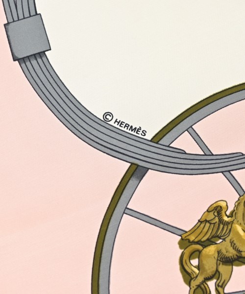 HERMES（エルメス）バンダナ・スカーフ ピンク サイズ:90 レディース/2200669729894