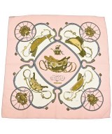 HERMES（エルメス）バンダナ・スカーフ ピンク サイズ:90 レディース/2200669729894