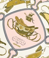 HERMES（エルメス）バンダナ・スカーフ ピンク サイズ:90 レディース/2200669729894