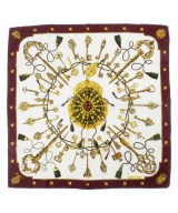 HERMES（エルメス）バンダナ・スカーフ 白 サイズ:90 レディース/2200669729900