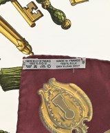 HERMES（エルメス）バンダナ・スカーフ 白 サイズ:90 レディース/2200669729900