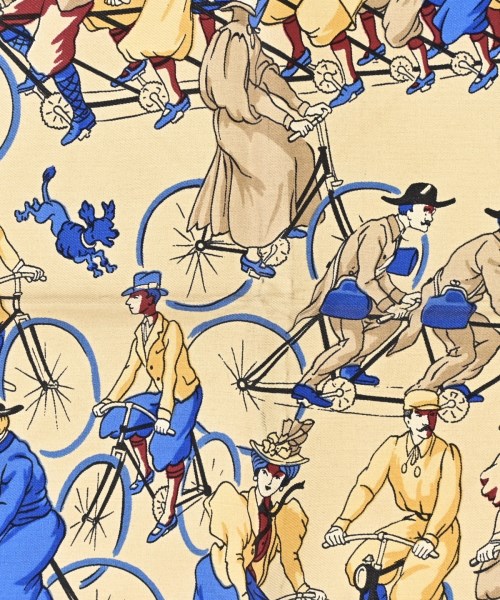 HERMES（エルメス）バンダナ・スカーフ 青 サイズ:90 レディース/2200669729924