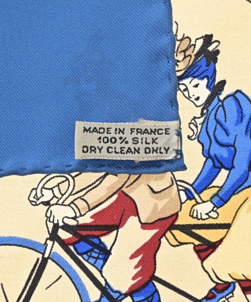 HERMES（エルメス）バンダナ・スカーフ 青 サイズ:90 レディース/2200669729924