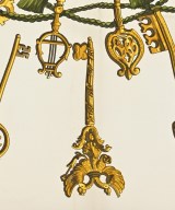 HERMES（エルメス）バンダナ・スカーフ 白 サイズ:90 レディース/2200669729931