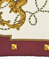 HERMES（エルメス）バンダナ・スカーフ 白 サイズ:90 レディース/2200669729931