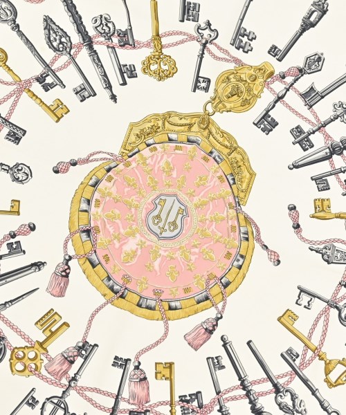 HERMES（エルメス）バンダナ・スカーフ ピンク サイズ:90 レディース/2200669729955