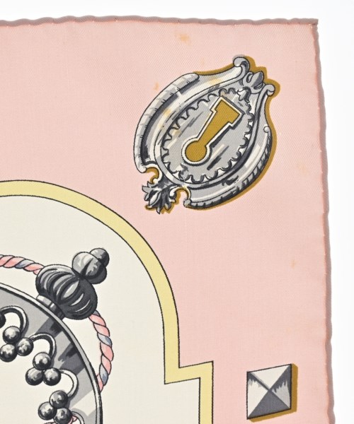 HERMES（エルメス）バンダナ・スカーフ ピンク サイズ:90 レディース/2200669729955