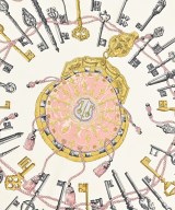 HERMES（エルメス）バンダナ・スカーフ ピンク サイズ:90 レディース/2200669729955