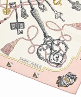 HERMES（エルメス）バンダナ・スカーフ ピンク サイズ:90 レディース/2200669729955