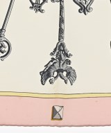 HERMES（エルメス）バンダナ・スカーフ ピンク サイズ:90 レディース/2200669729955