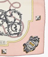 HERMES（エルメス）バンダナ・スカーフ ピンク サイズ:90 レディース/2200669729955