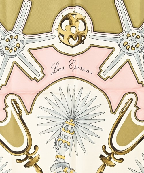 HERMES（エルメス）バンダナ・スカーフ ピンク サイズ:90 レディース/2200669729979