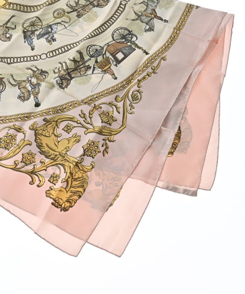 HERMES（エルメス）バンダナ・スカーフ 白 サイズ:90 レディース/2200669729986