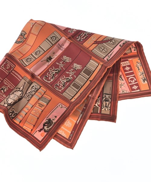 HERMES（エルメス）バンダナ・スカーフ オレンジ サイズ:45 レディース/2200669729993