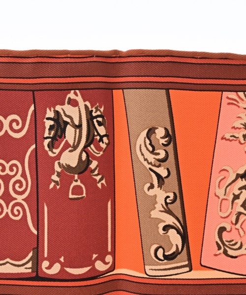 HERMES（エルメス）バンダナ・スカーフ オレンジ サイズ:45 レディース/2200669729993