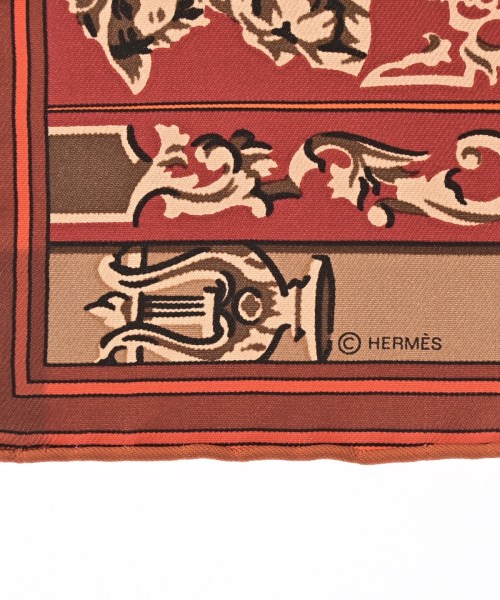 HERMES（エルメス）バンダナ・スカーフ オレンジ サイズ:45 レディース/2200669729993