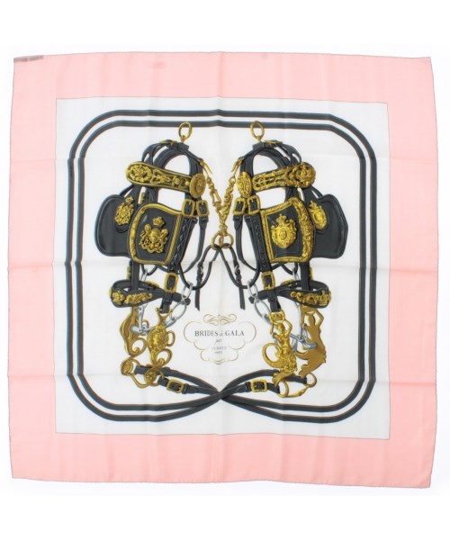 HERMES(エルメス)バンダナ・スカーフ 白 サイズ:90/2200669730012