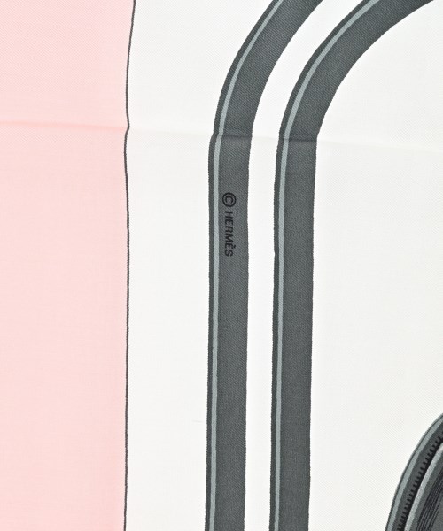 HERMES（エルメス）バンダナ・スカーフ 白 サイズ:90 レディース/2200669730012