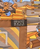 HERMES（エルメス）バンダナ・スカーフ 茶 サイズ:45 レディース/2200669730029