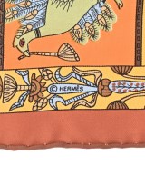 HERMES（エルメス）バンダナ・スカーフ オレンジ サイズ:45 レディース/2200669730036