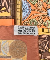 HERMES（エルメス）バンダナ・スカーフ オレンジ サイズ:45 レディース/2200669730036