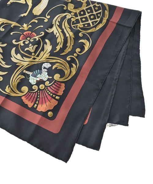 HERMES（エルメス）バンダナ・スカーフ 紺 サイズ:90 レディース/2200669730043