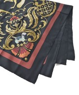 HERMES（エルメス）バンダナ・スカーフ 紺 サイズ:90 レディース/2200669730043