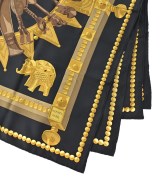 HERMES（エルメス）バンダナ・スカーフ 黄 サイズ:90 レディース/2200669730050