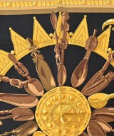 HERMES（エルメス）バンダナ・スカーフ 黄 サイズ:90 レディース/2200669730050