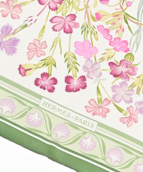 HERMES（エルメス）バンダナ・スカーフ 緑 サイズ:90 レディース/2200669730067