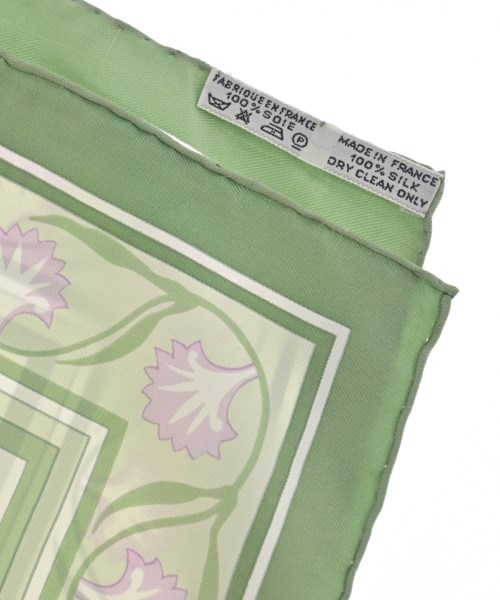 HERMES（エルメス）バンダナ・スカーフ 緑 サイズ:90 レディース/2200669730067