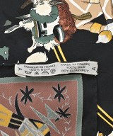 HERMES（エルメス）バンダナ・スカーフ 黒 サイズ:90 レディース/2200669730074