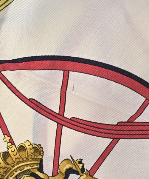 HERMES（エルメス）バンダナ・スカーフ 白 サイズ:90 レディース/2200669730081