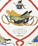 HERMES（エルメス）バンダナ・スカーフ 白 サイズ:90 レディース/2200669730081