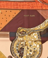 HERMES（エルメス）バンダナ・スカーフ オレンジ サイズ:90 レディース/2200669730098