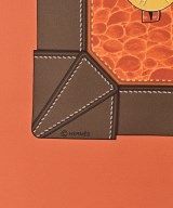 HERMES（エルメス）バンダナ・スカーフ オレンジ サイズ:90 レディース/2200669730098