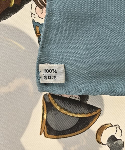 HERMES（エルメス）バンダナ・スカーフ 青 サイズ:90 レディース/2200669730111